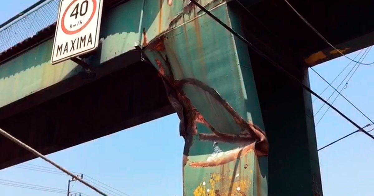 En malas condiciones puentes peatonales en Jiutepec