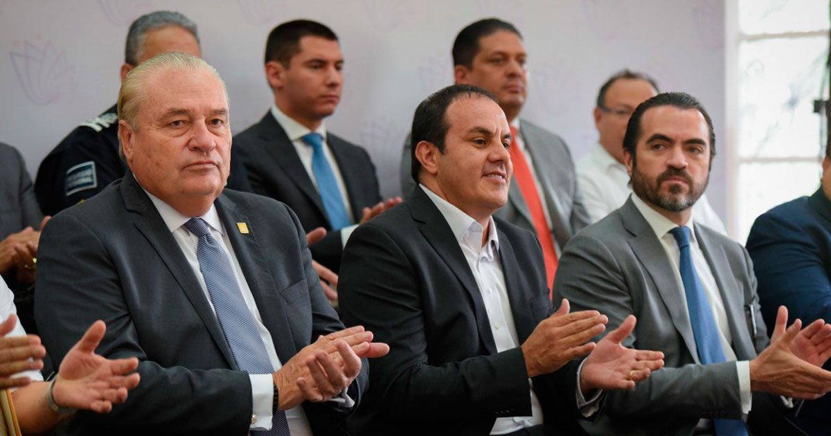 Firma Cuauhtémoc Blanco convenio en materia de seguridad