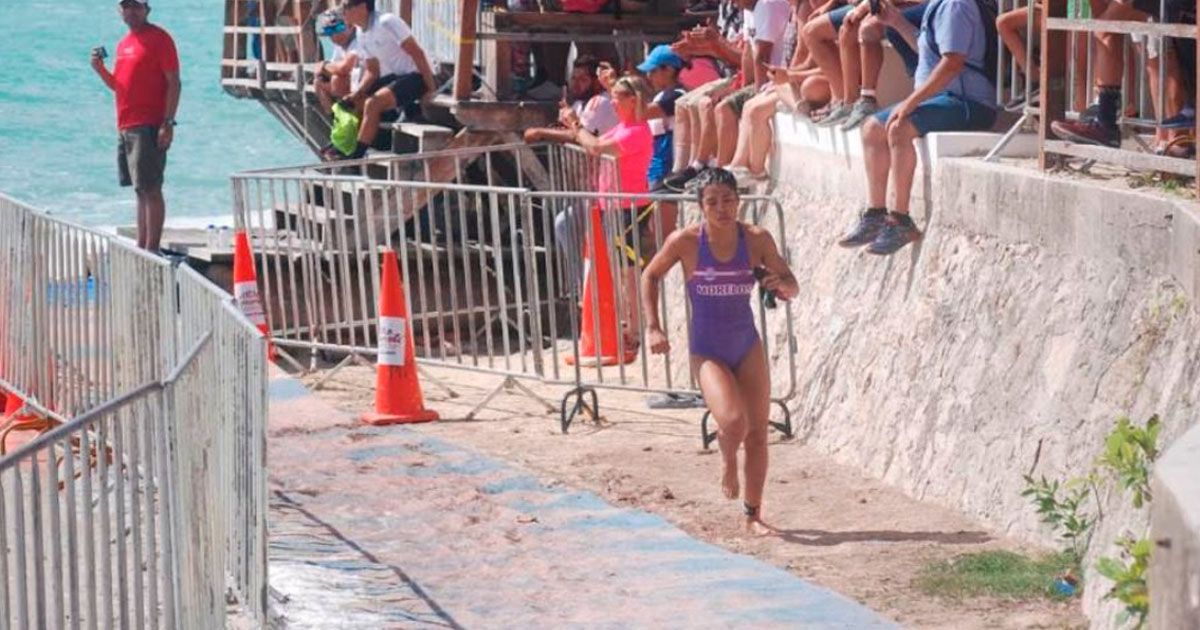 Presente Morelos en triatlón de la Olimpiada Nacional