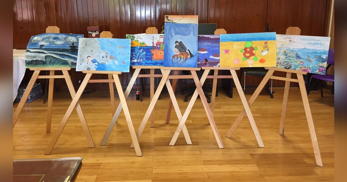 Niños morelenses participan en el concurso “El niño y la mar”
