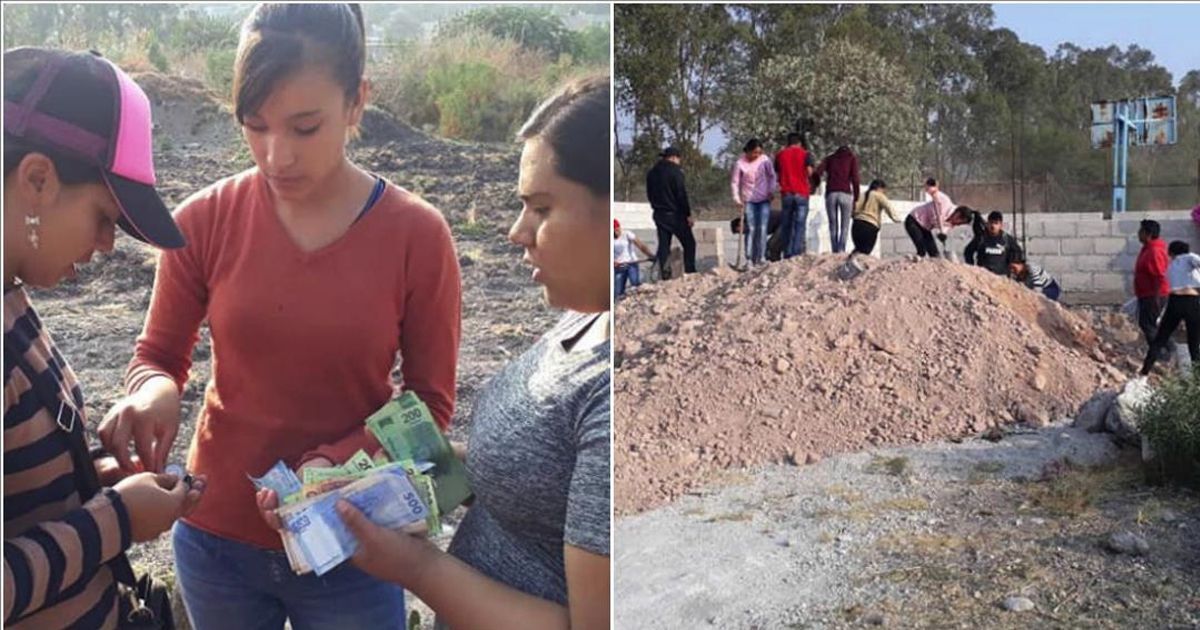 Donan su beca para construir escuela