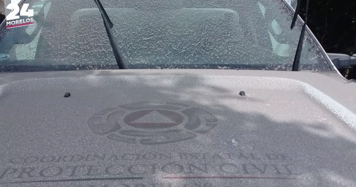 Cae ceniza en Morelos tras explosión del “Popo”