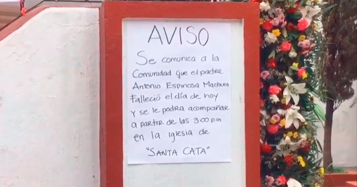 Murió exorcista de Morelos