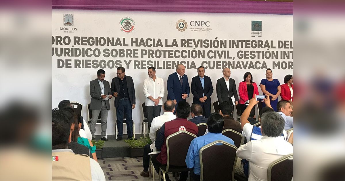 Realizan Foro Regional sobre Protección Civil en Morelos