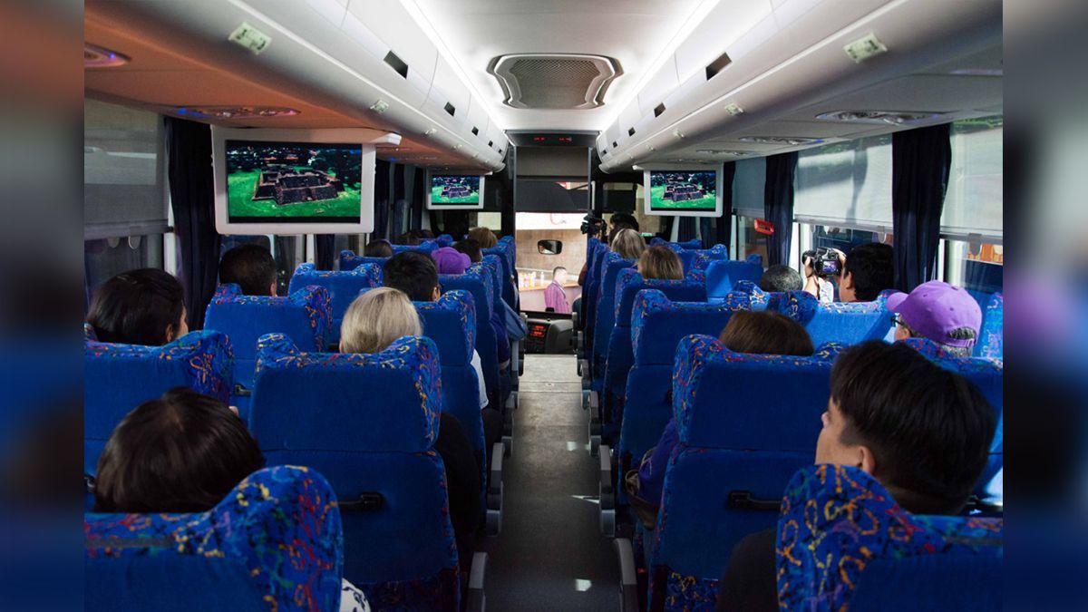 Proyectarán videos turísticos en línea de autobuses