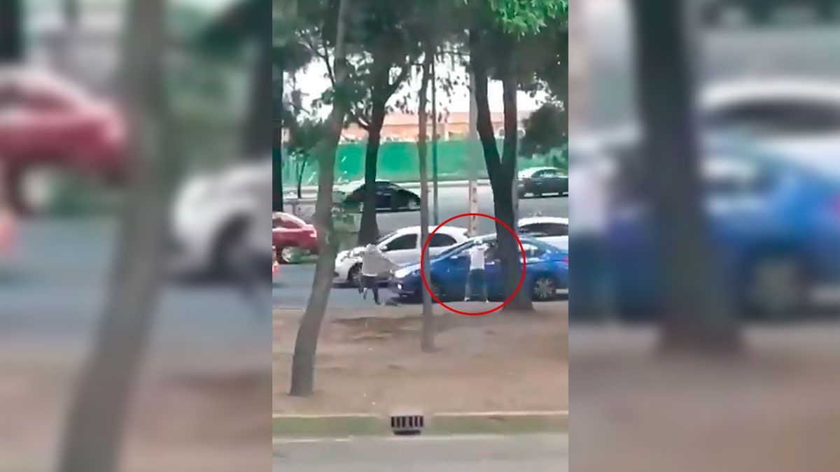 Graban intento de asalto en la Ciudad de México