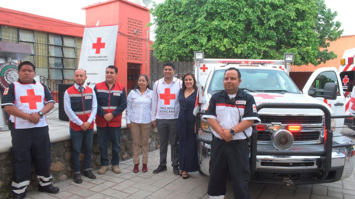 Suma esfuerzos la Cruz Roja Morelos en Puente de Ixtla