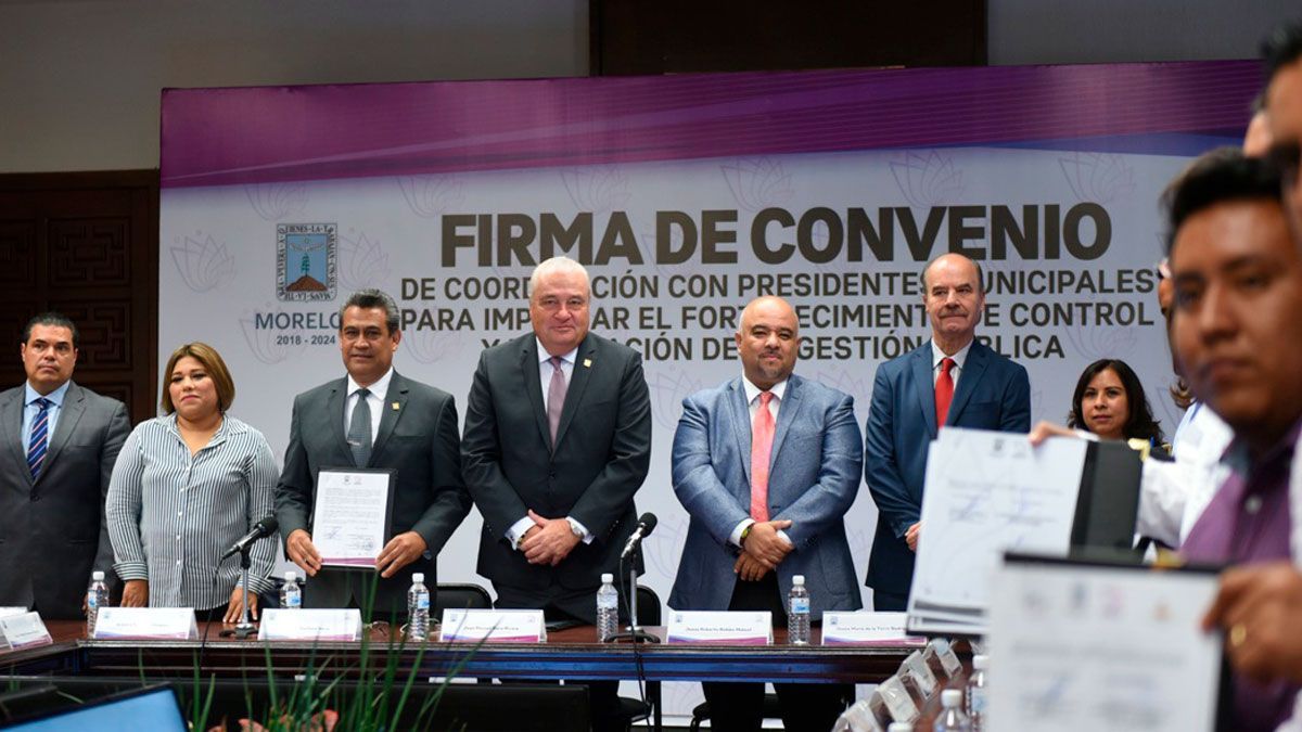 Firman convenio para evitar la corrupción