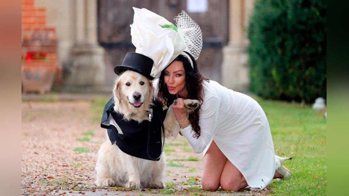 Al no encontrar el amor, quiere casarse con su perro