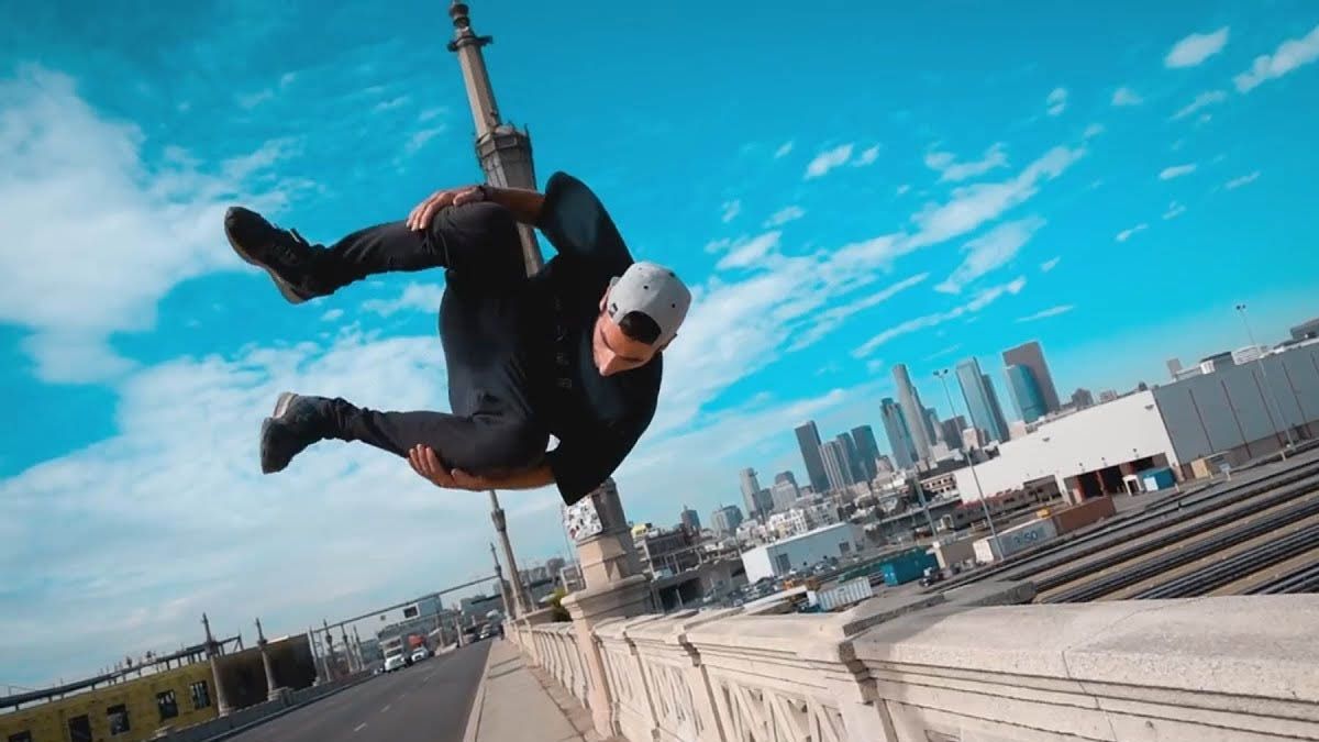 El parkour, un deporte que requiere máxima concentración