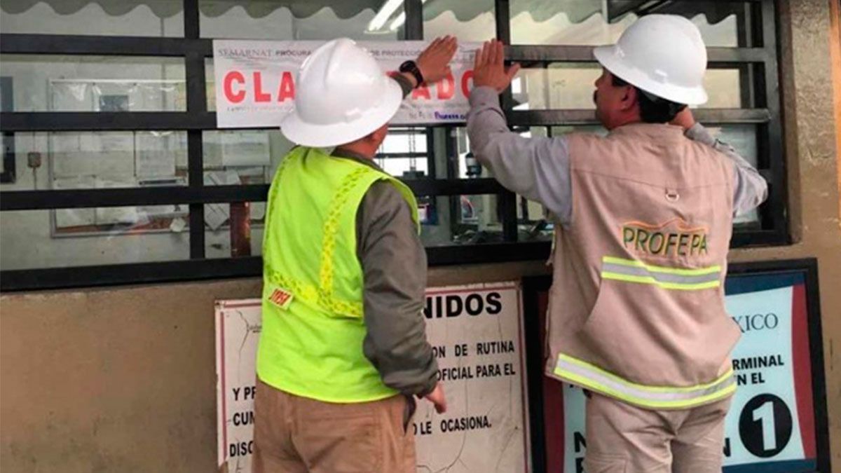 Clausura PROFEPA instalaciones de Grupo México