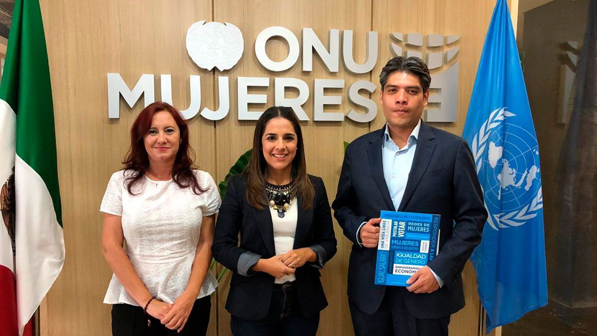 Acuerda Morelos y ONU México proyectos a favor de mujeres
