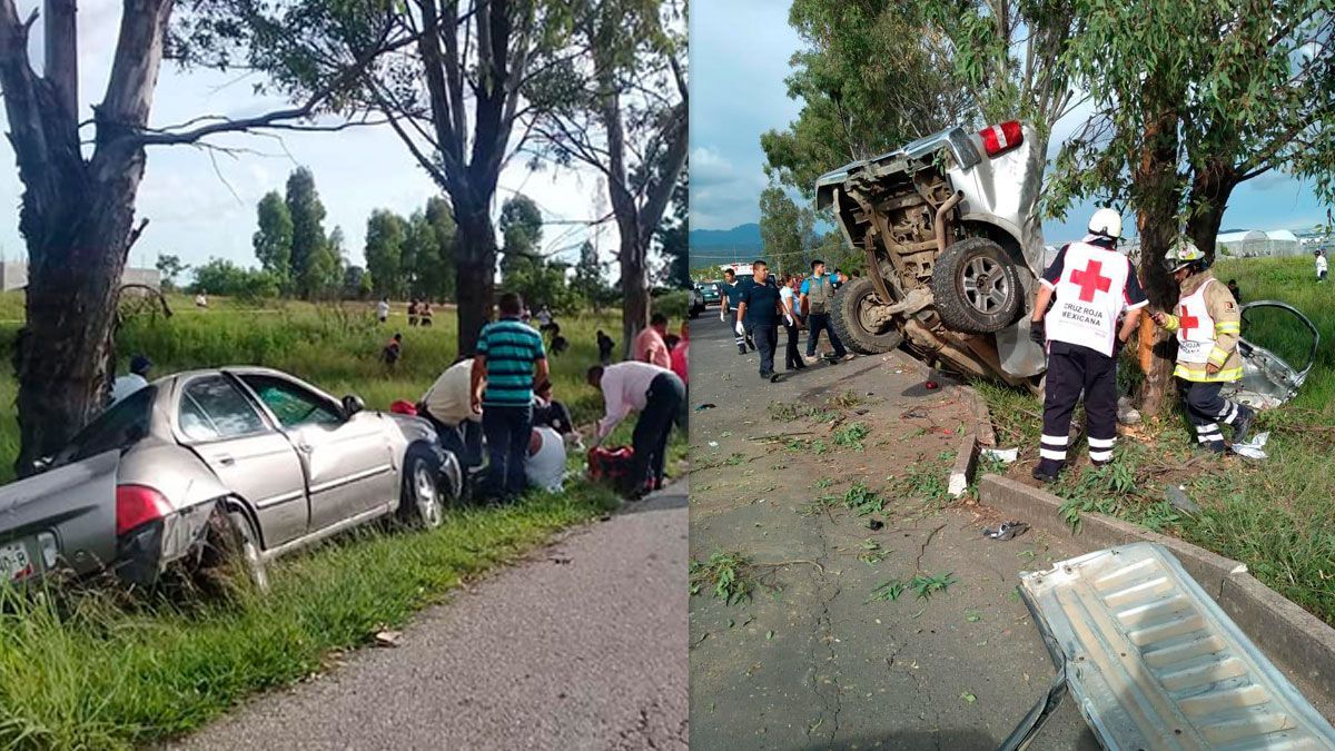Mueren 5 personas tras accidente en Yecapixtla