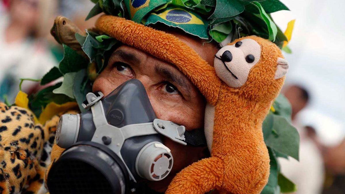 Reportan problemas respiratorios en Brasil por incendio