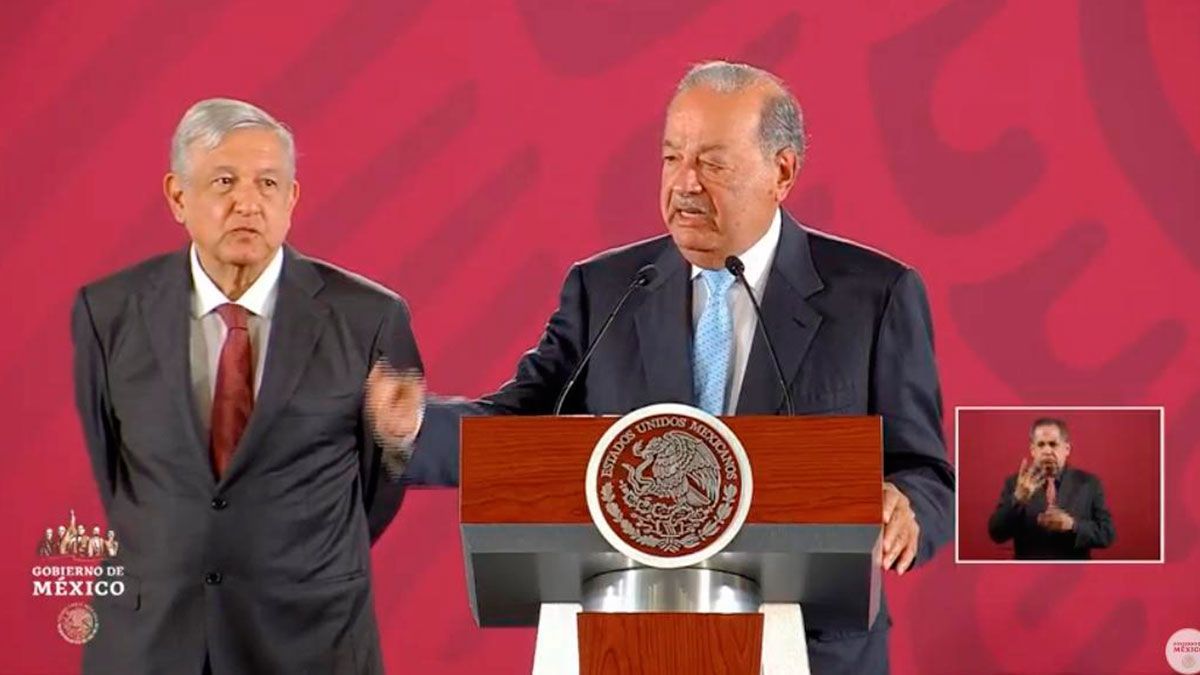 Slim apoya a AMLO en temas económicos