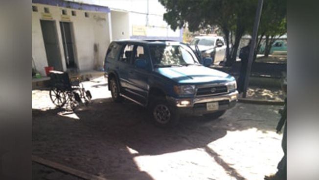 24 Morelos Camioneta baleada