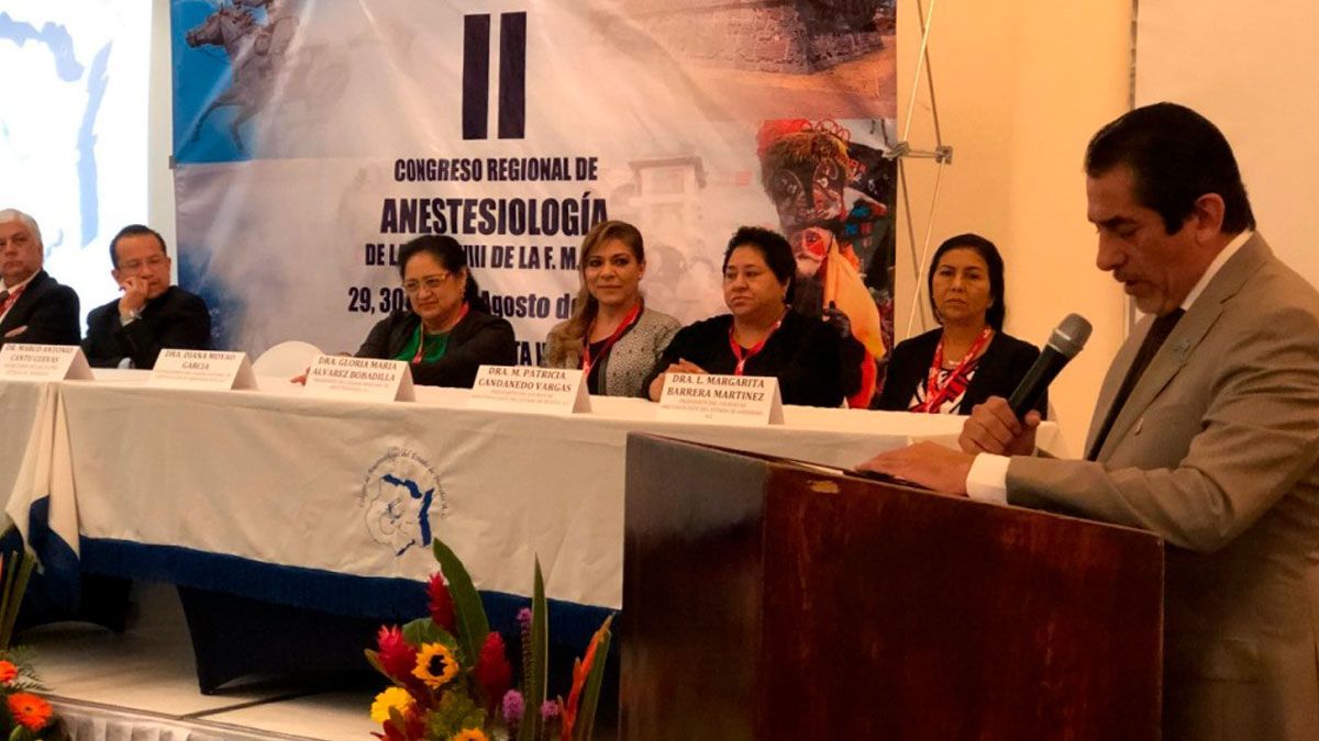 Inauguran Congreso Regional de Anestesiología en Morelos