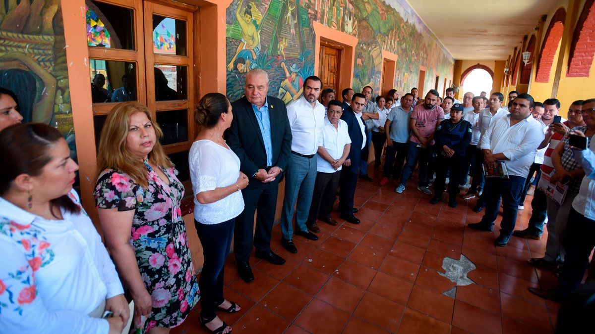 Recorren autoridades municipios de la zona sur poniente de Morelos
