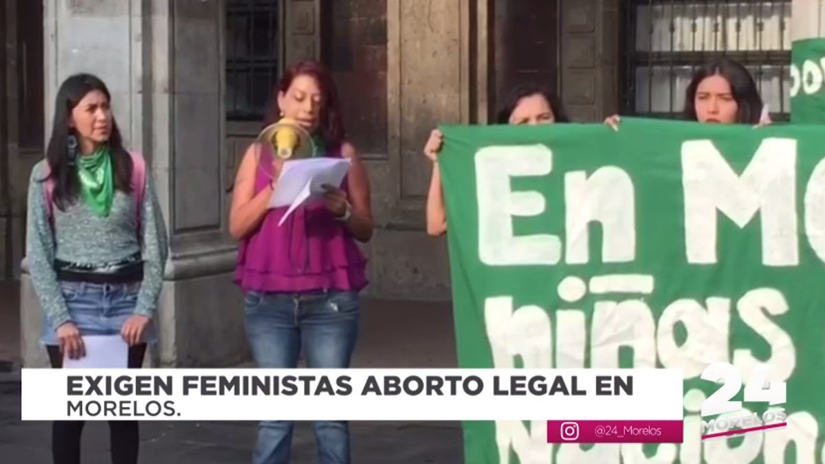 Piden feministas despenalización del aborto en Morelos