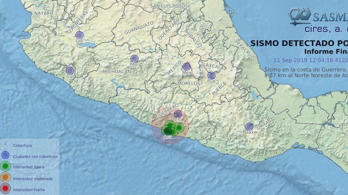 Dos sismos menores sacuden Guerrero