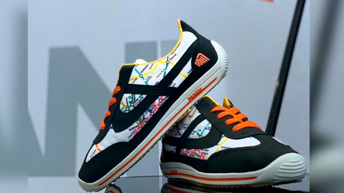 Lanzan diseño de tenis por los 50 años del Metro CDMX
