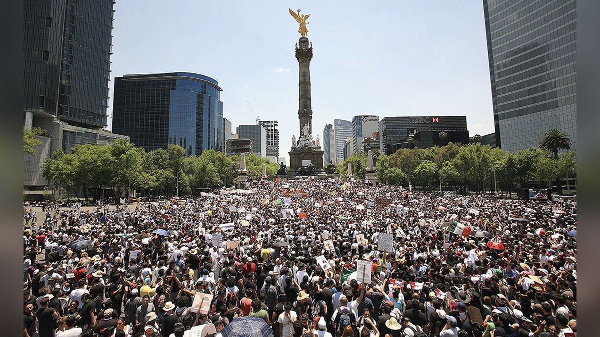 24 Morelos Marcha en la CDMX