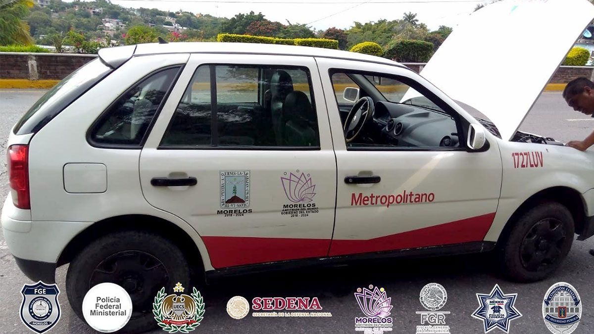 Aseguran taxis con alteración de medios identificativos