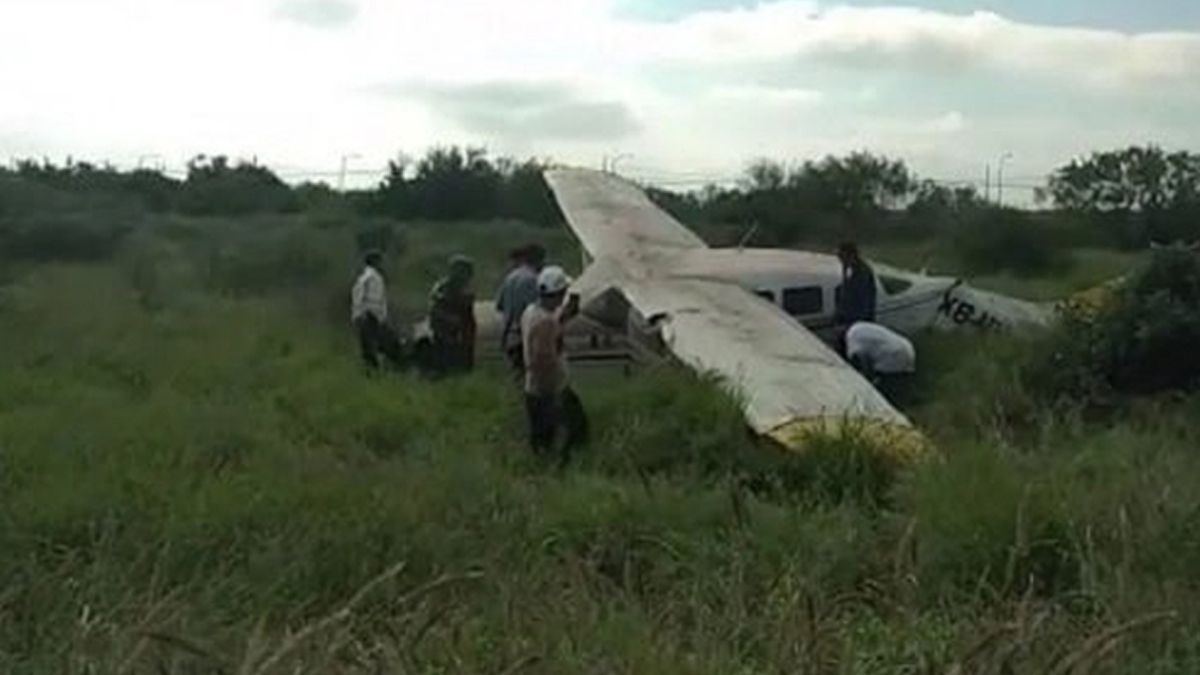 Se desploma avioneta en Nuevo León