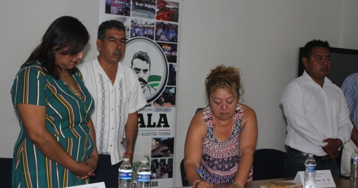 Realizan la firma del convenio entre el Ayuntamiento de Ayala y CIDHAL