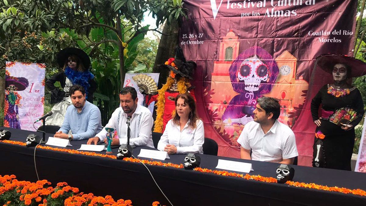 Presentan quinto Festival para las Almas en Coatlán del Río