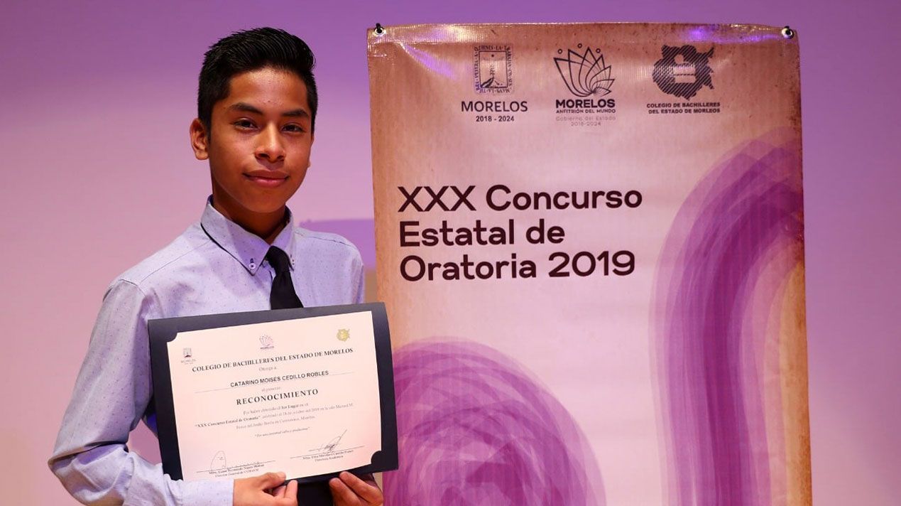Participará morelense en certamen nacional de oratoria