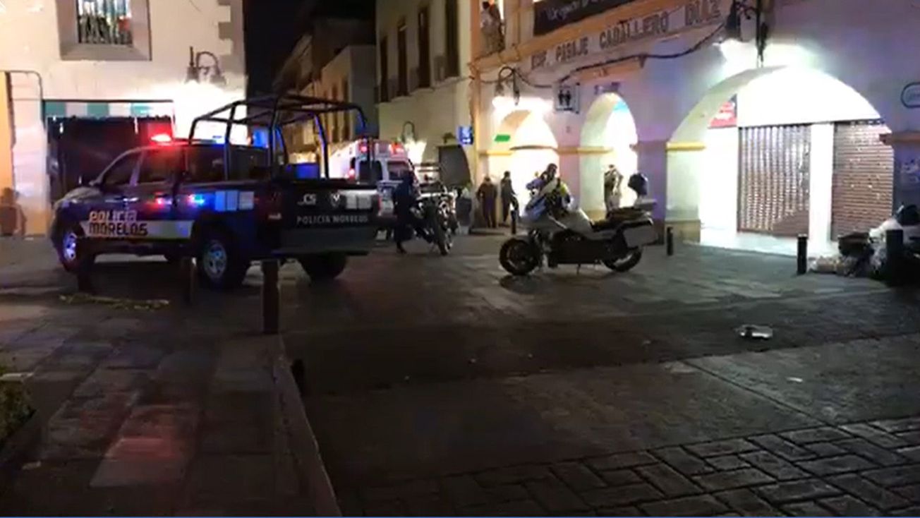 24 Morelos Aseisnato hombre en el centro de Cuernavaca