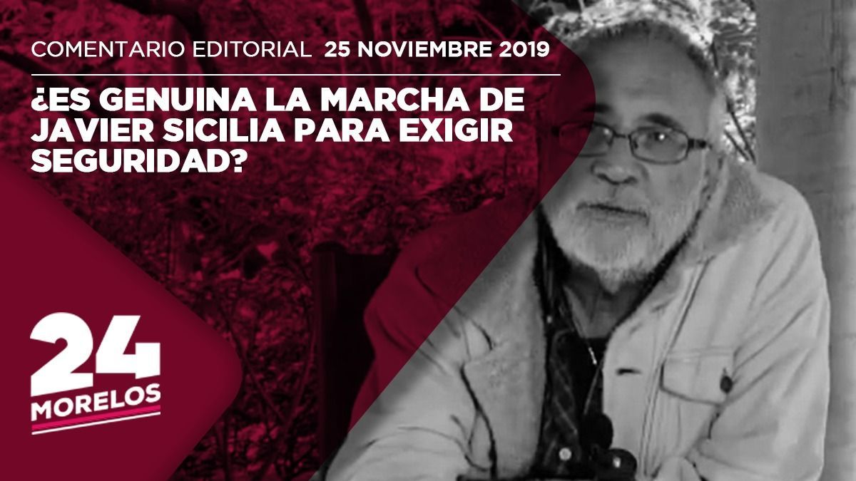 ¿Es genuina la marcha de Javier Sicilia para exigir justicia?