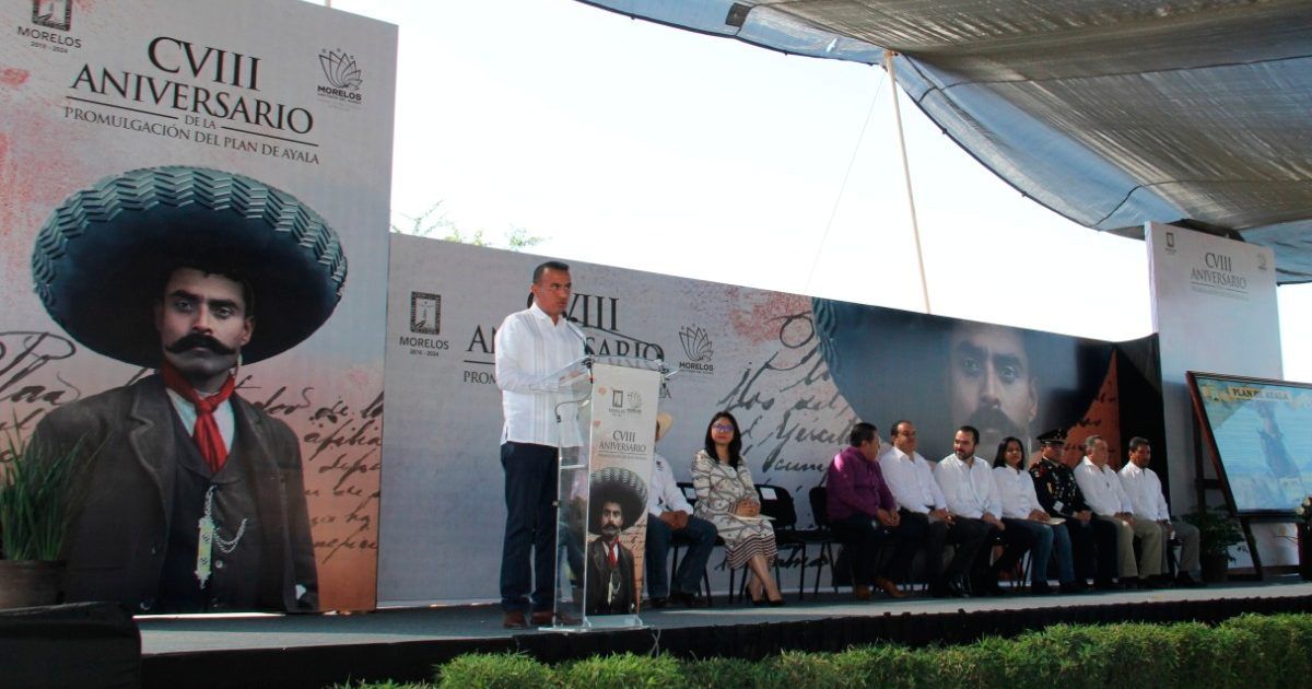 Realizan celebración del aniversario de la Promulgación del Plan de Ayala