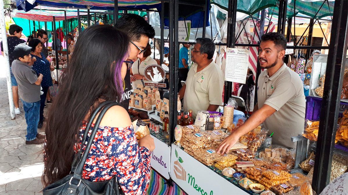 Realiza SDS 55 ediciones del Mercado Verde Morelos durante 2019
