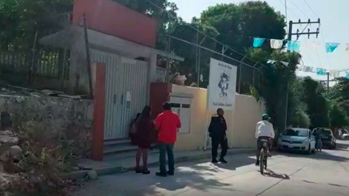 Piden padres de familia barda para Jardín de Niños en Jojutla