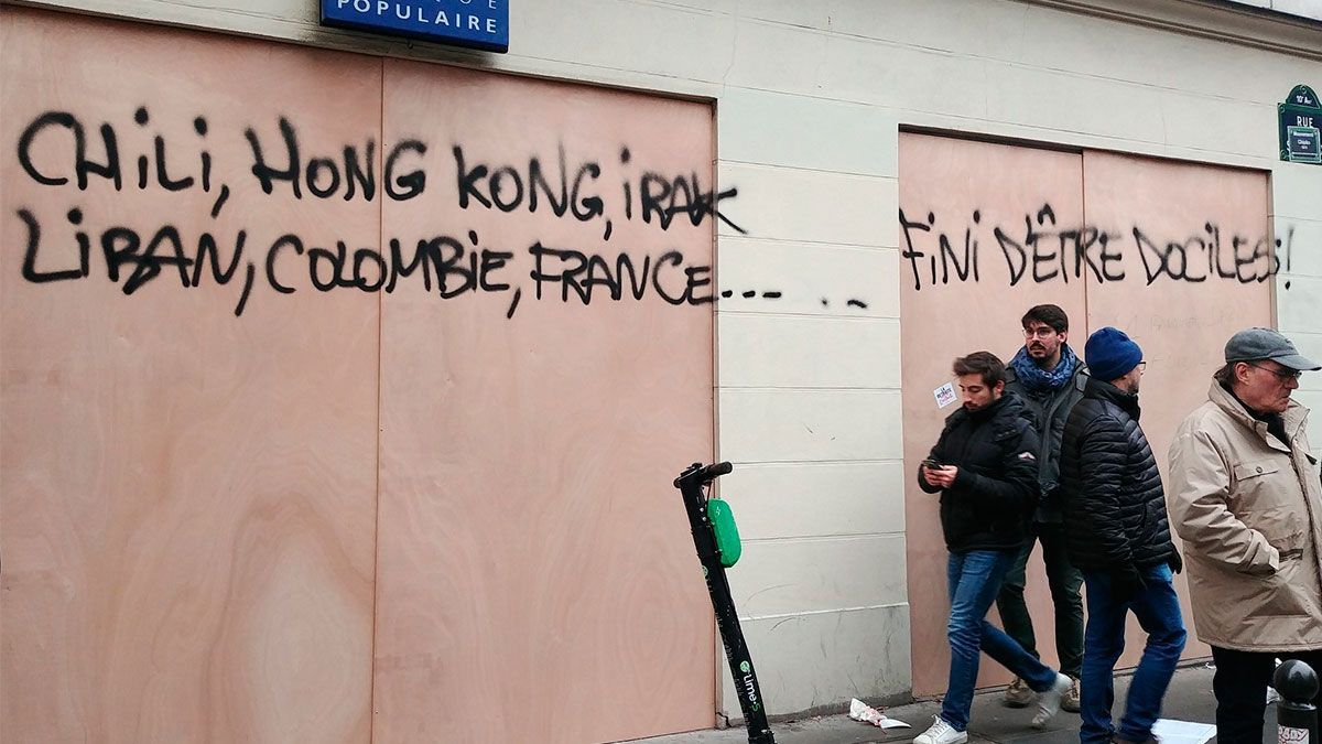 Protestan en Francia por reforma de pensiones