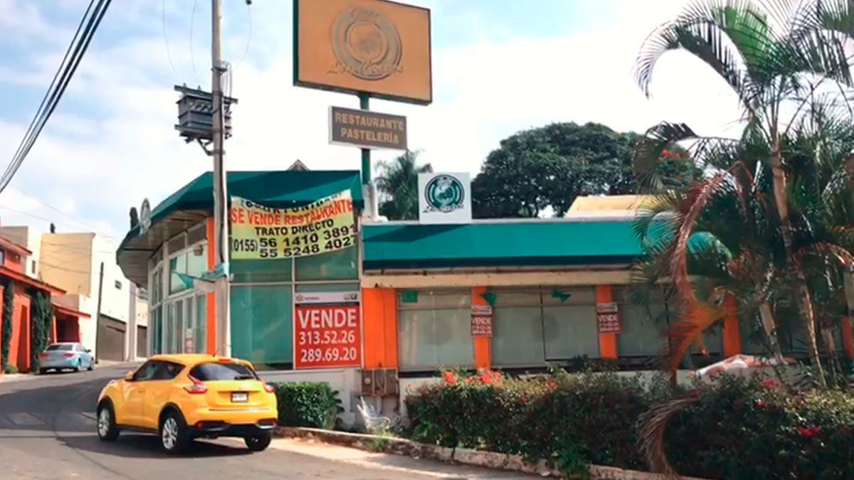 En abandono restaurante de García Luna en Cuernavaca