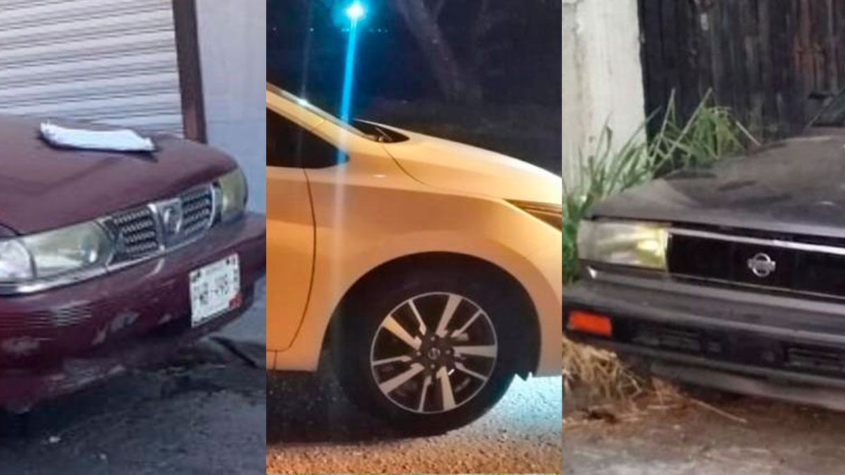 Aseguran cuatro vehículos abandonados con reporte de robo