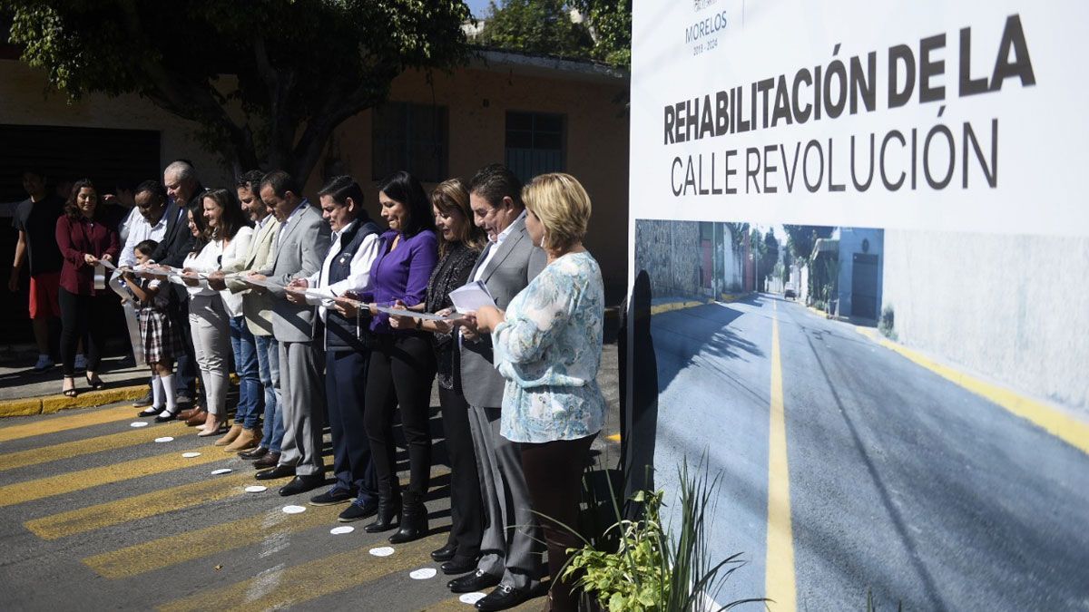 Entregan tercera etapa de rehabilitación de vialidades en Cuernavaca