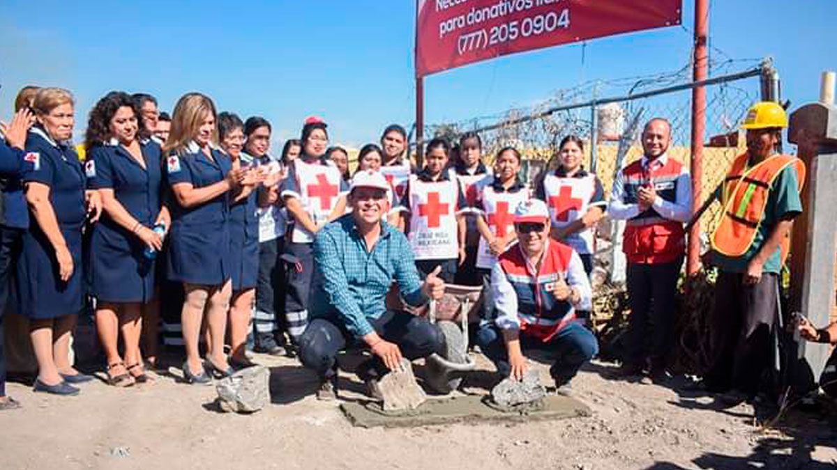 Inicia construcción de nueva sede de Cruz Roja en Jojutla