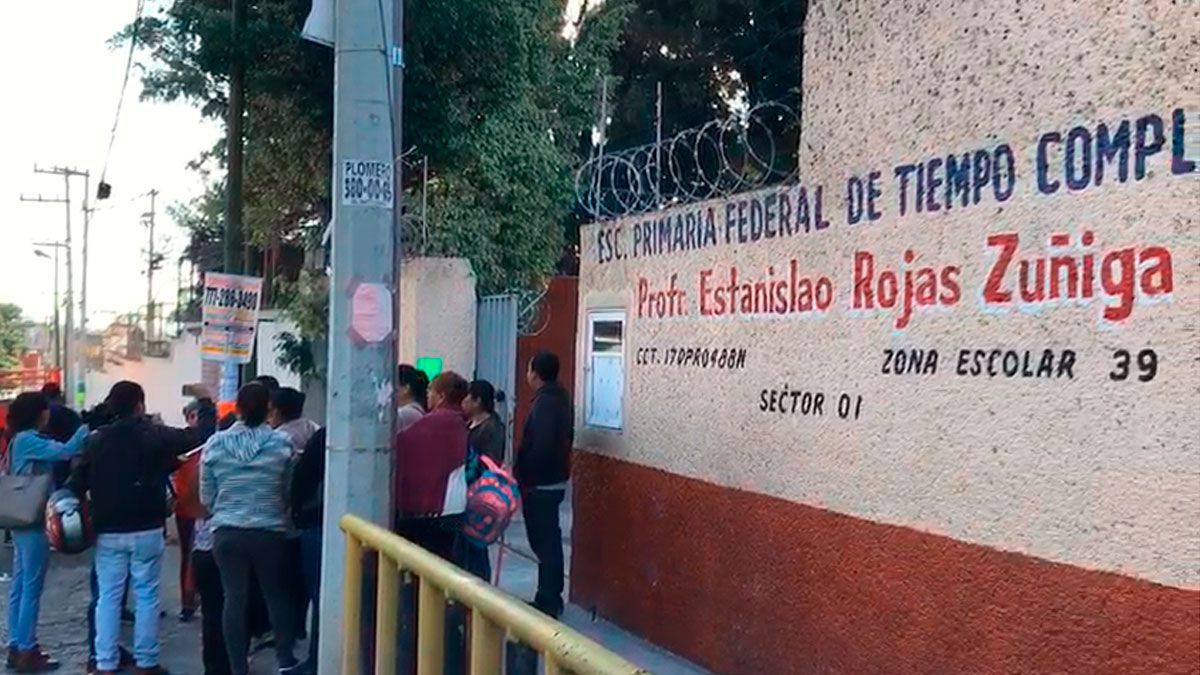 Alumnos de primaria en Cuernavaca no pudieron regresar a clases