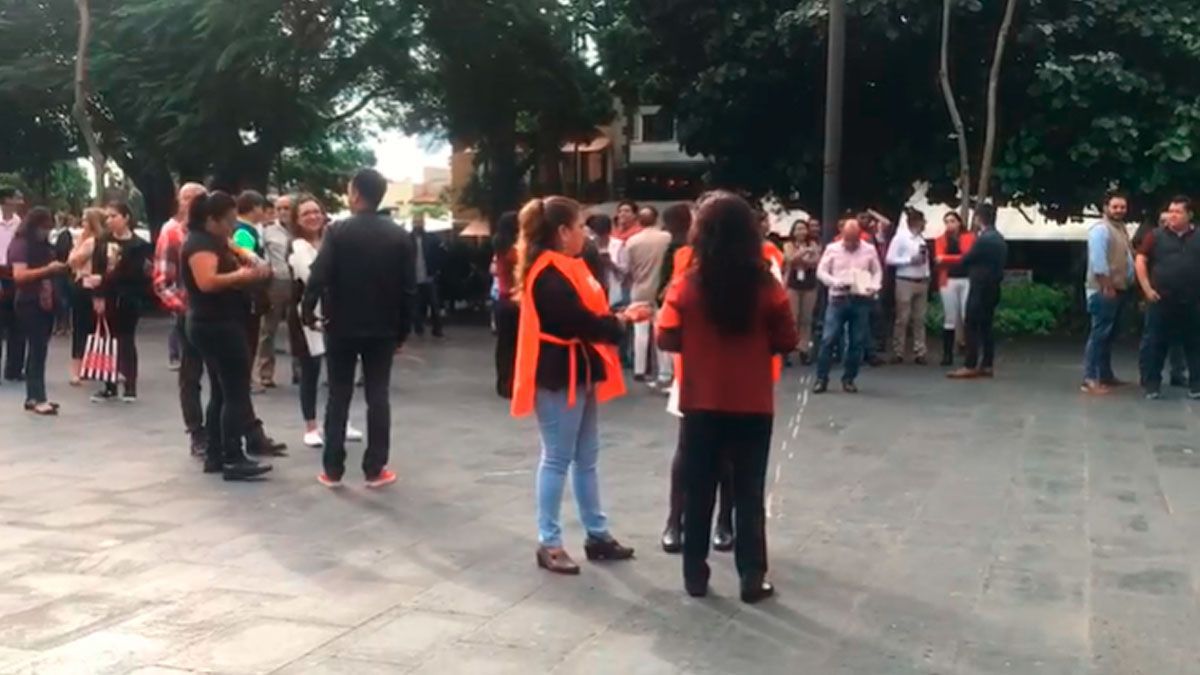 Sin incidentes realizan simulacro en Cuernavaca