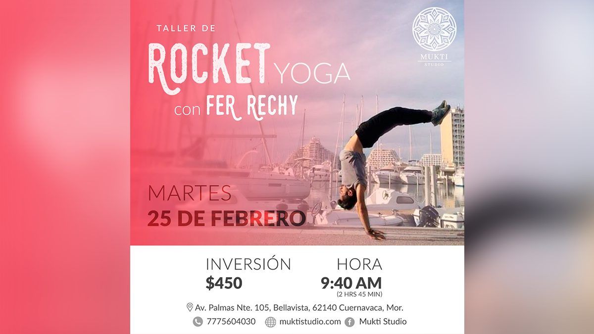 ¿Conoces el rocket yoga?