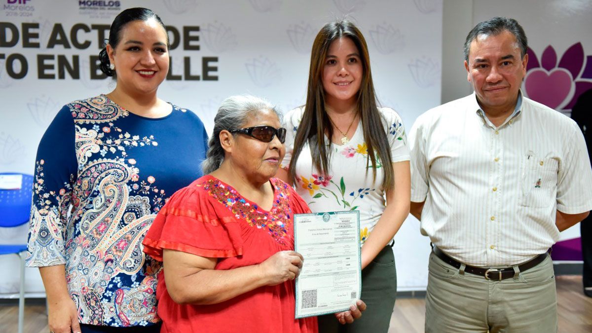 Emiten en Morelos primeras actas de nacimiento en formato Braille