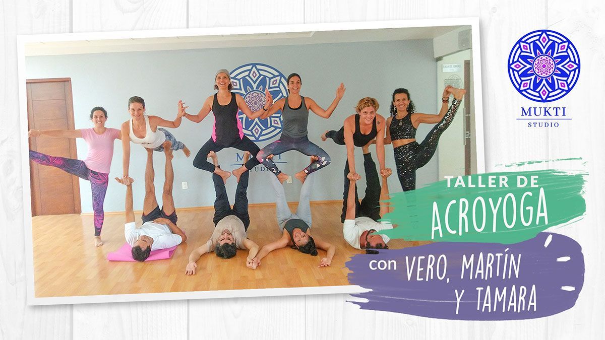 ¿Has escuchado del acroyoga?