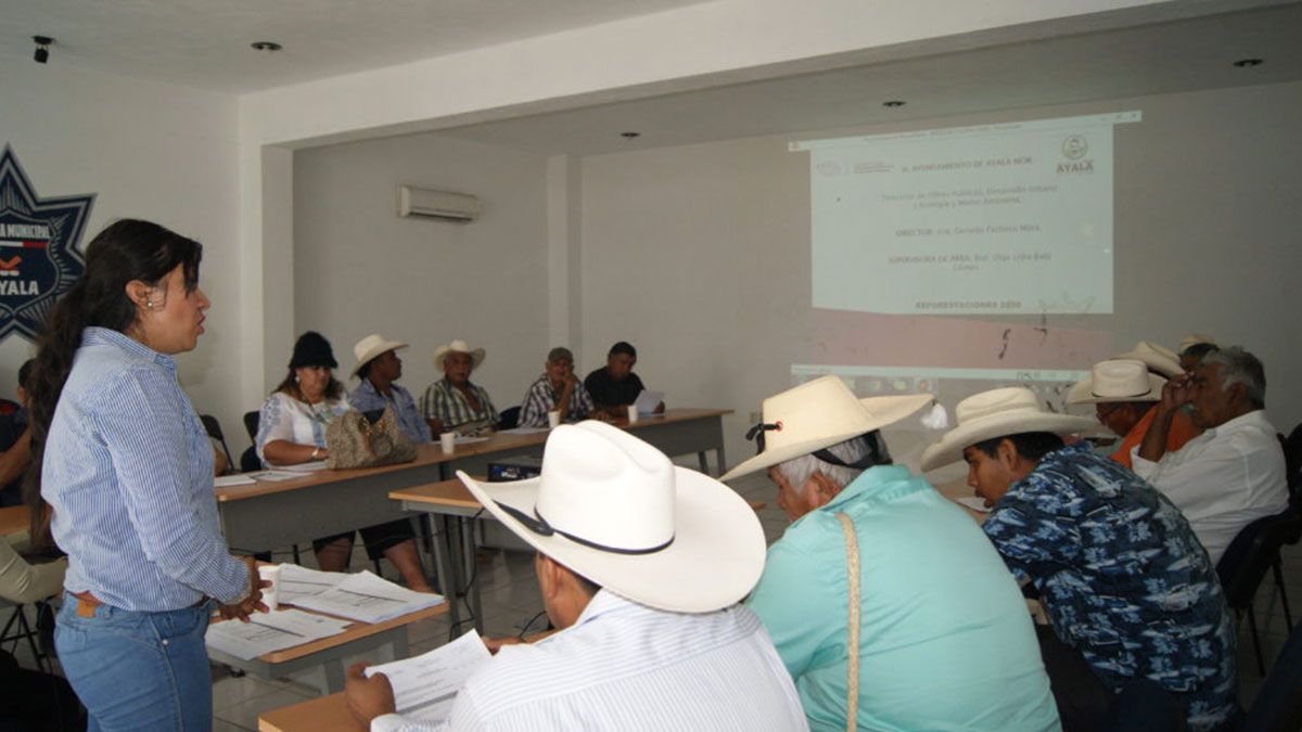 Impulsa Ayala reforestación de zonas urbanas y rurales