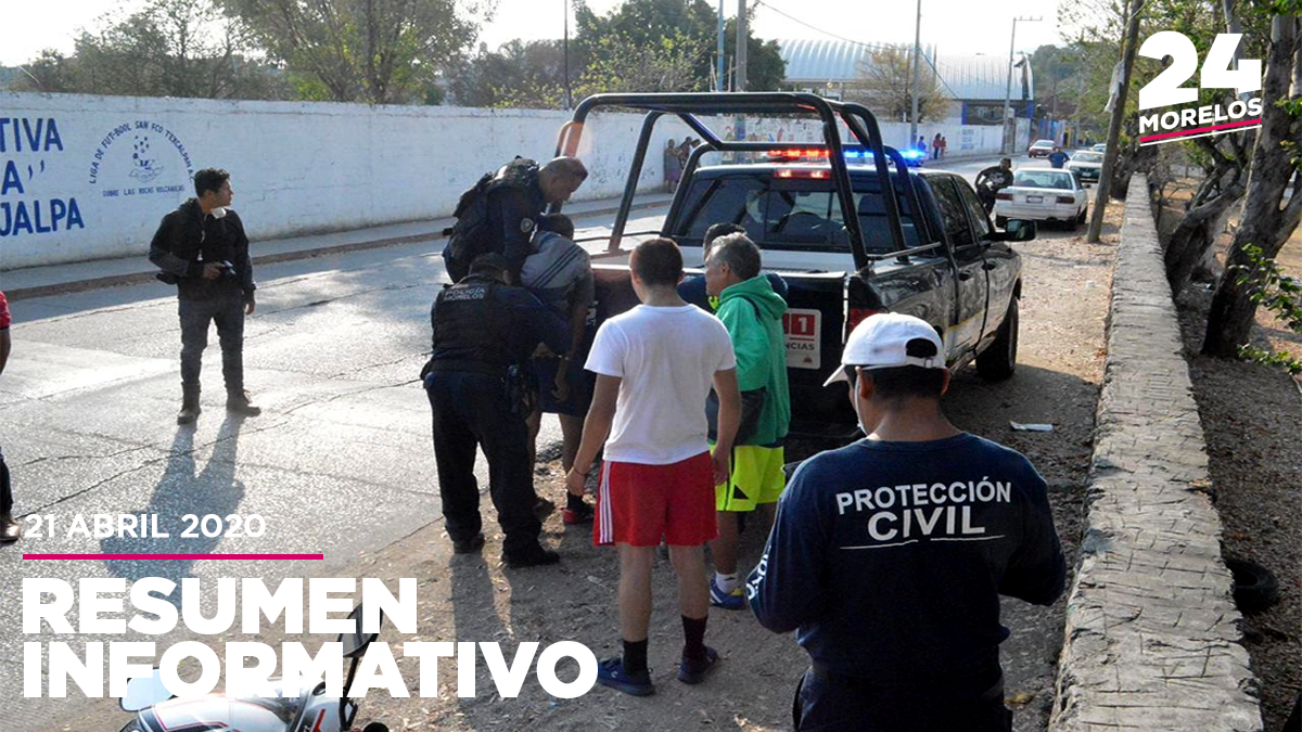 Habitantes de Jiutepec no respetan la cuarentena: PC