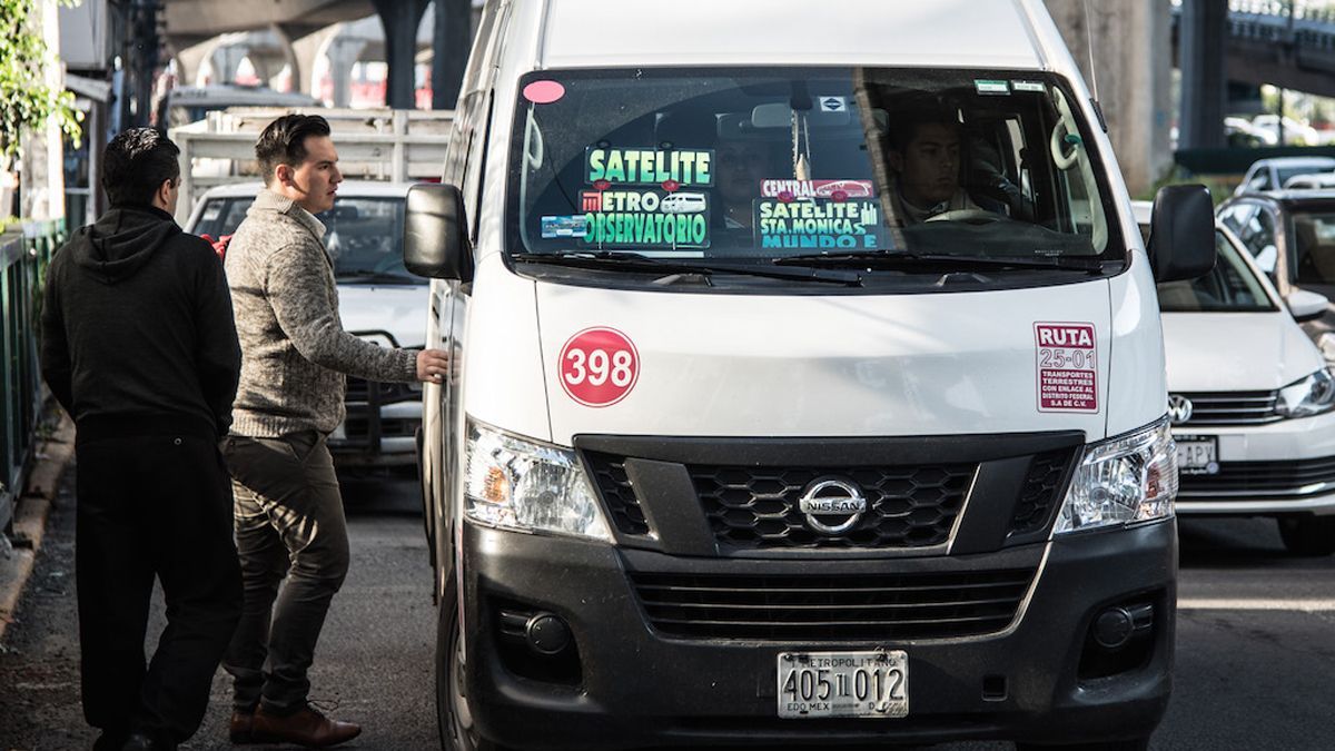 24 Morelos combi transporte público