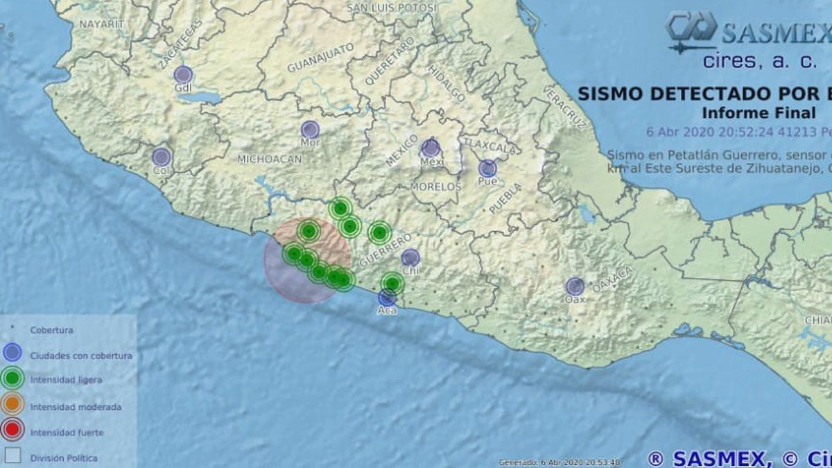 ¿Sentiste el sismo de esta noche? Fue de M5.2